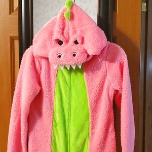 Pink Dinosaur onesie! Adult small